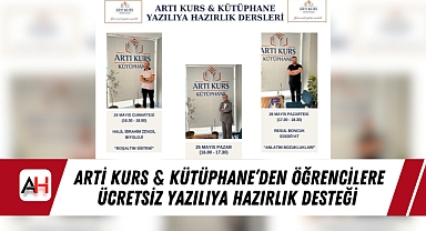 Artı Kurs & Kütüphane'den Öğrencilere Ücretsiz Yazılıya Hazırlık Desteği