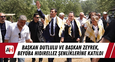 Başkan Dutlulu ve Başkan Zeyrek, Beyoba Hıdırellez Şenliklerine Katıldı