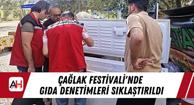 Çağlak Festivali'nde Gıda Denetimleri Sıklaştırıldı