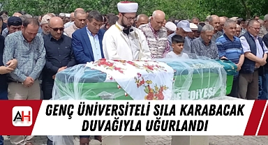 Genç Üniversiteli Sıla Karabacak Duvağıyla Uğurlandı