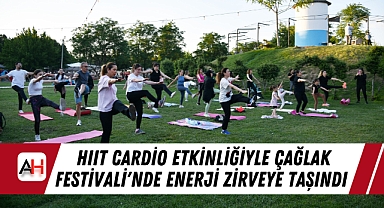 HIIT Cardio Etkinliğiyle Çağlak Festivali'nde Enerji Zirveye Taşındı