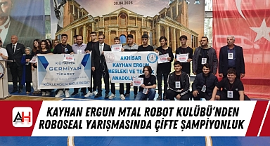Kayhan Ergun MTAL Robot Kulübü'nden ROBOSEAL Yarışmasında Çifte Şampiyonluk