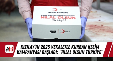 Kızılay'ın 2025 Vekaletle Kurban Kesim Kampanyası Başladı: