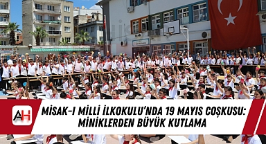 Misak-ı Milli İlkokulu'nda 19 Mayıs Coşkusu: Miniklerden Büyük Kutlama