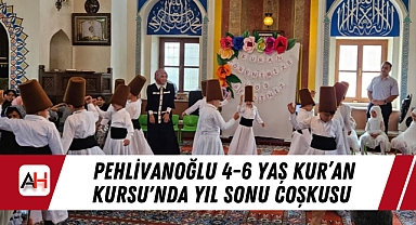 Pehlivanoğlu 4-6 Yaş Kur'an Kursu'nda Yıl Sonu Coşkusu