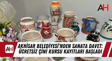 Akhisar Belediyesi’nden Sanata Davet: Ücretsiz Çini Kursu Kayıtları Başladı