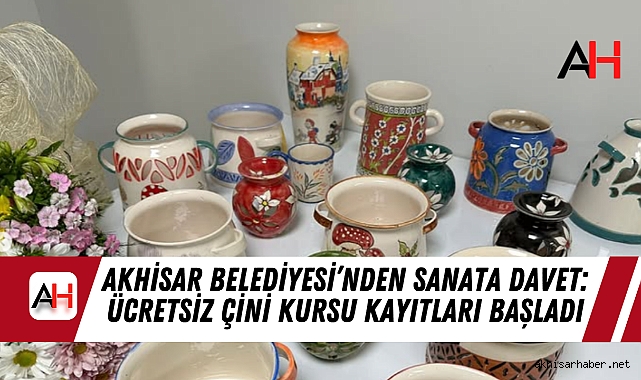 Akhisar Belediyesi’nden Sanata Davet: Ücretsiz Çini Kursu Kayıtları Başladı