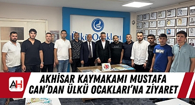 Akhisar Kaymakamı Mustafa Can'dan Ülkü Ocakları'na Ziyaret