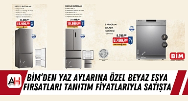 BİM'den Yaz Aylarına Özel Beyaz Eşya Fırsatları: No-Frost Buzdolapları ve 5 Programlı Bulaşık Makinesi Tanıtım Fiyatlarıyla Satışta