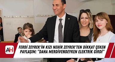 Ferdi Zeyrek'in kızı Nehir Zeyrek'ten dikkat çeken paylaşım: 