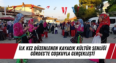İlk Kez Düzenlenen Kayacık Kültür Şenliği Gördes'te Coşkuyla Gerçekleşti