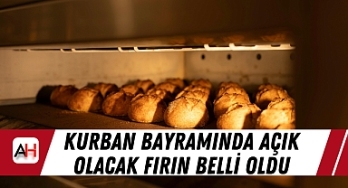 Kurban Bayramında açık olacak fırın belli oldu
