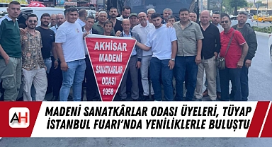 Madeni Sanatkârlar Odası Üyeleri, TÜYAP İstanbul Fuarı'nda Yeniliklerle Buluştu