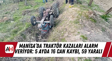 Manisa'da Traktör Kazaları Alarm Veriyor: 5 Ayda 16 Can Kaybı, 59 Yaralı
