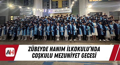 Zübeyde Hanım İlkokulu'nda Coşkulu Mezuniyet Gecesi
