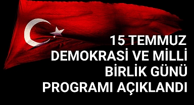 Akhisar'da 15 Temmuz Demokrasi ve Millî Birlik Günü Anma Programı Düzenleniyor