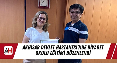 Akhisar Devlet Hastanesi'nde Diyabet Okulu Eğitimi Düzenlendi