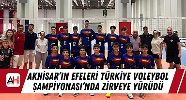 Akhisar'ın Efeleri Türkiye Voleybol Şampiyonası'nda Zirveye Yürüdü