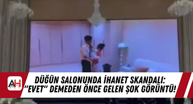 Düğün Salonunda İhanet Skandalı: 