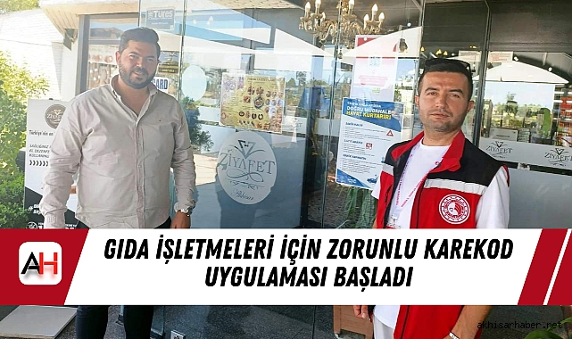 Gıda İşletmeleri İçin Zorunlu Karekod Uygulaması Başladı
