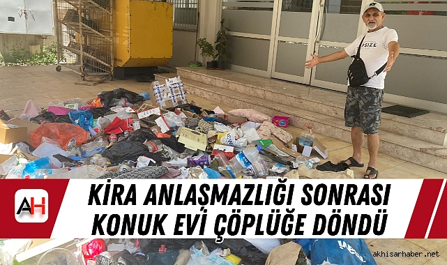 Kira Anlaşmazlığı Sonrası Konuk Evi Çöplüğe Döndü