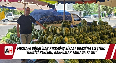 Mustafa Güral'dan Kırkağaç Ziraat Odası'na Eleştiri: 