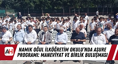 Namık Oğul İlköğretim Okulu’nda Aşure Programı: Maneviyat Ve Birlik Buluşması