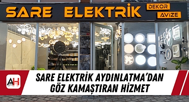 Sare Elektrik Aydınlatma'dan Göz Kamaştıran Hizmet: Avize Modelleri, Montaj Dahil Uygun Fiyatlarla!