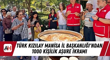 Türk Kızılay Manisa İl Başkanlığı'ndan 1000 Kişilik Aşure İkramı