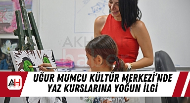 Uğur Mumcu Kültür Merkezi’nde Yaz Kurslarına Yoğun İlgi