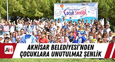 Akhisar Belediyesi'nden Çocuklara Unutulmaz Şenlik
