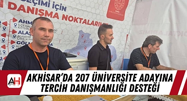 Akhisar’da 207 Üniversite Adayına Tercih Danışmanlığı Desteği