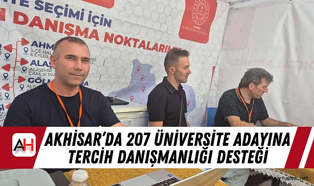 Akhisar’da 207 Üniversite Adayına Tercih Danışmanlığı Desteği
