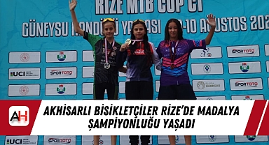 Akhisarlı Bisikletçiler Rize’de Madalya Şampiyonluğu Yaşadı
