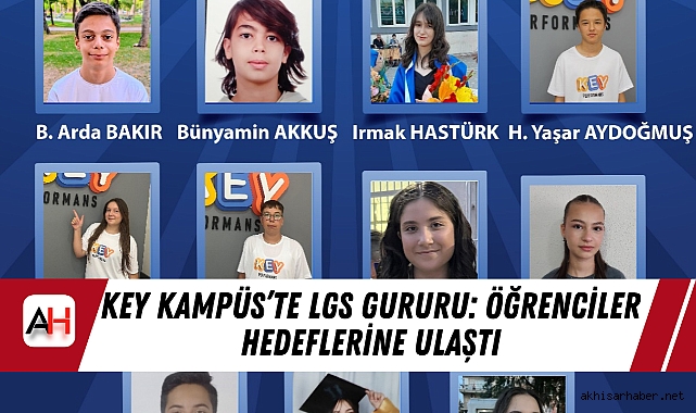 Key Kampüs'te LGS Gururu: Öğrenciler Hedeflerine Ulaştı