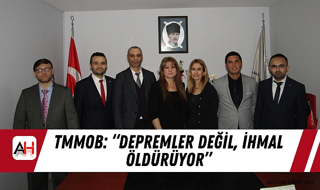 TMMOB: “Depremler Değil, İhmal Öldürüyor”