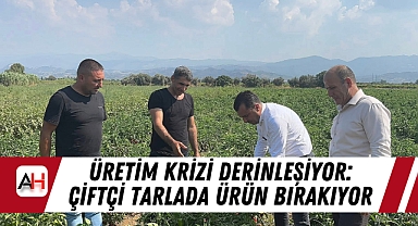 Üretim Krizi Derinleşiyor: Çiftçi Tarlada Ürün Bırakıyor