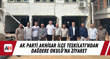 AK Parti Akhisar İlçe Teşkilatı'ndan Dağdere Okulu'na Ziyaret