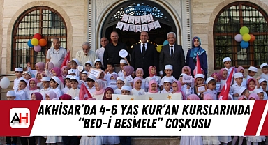 Akhisar'da 4-6 Yaş Kur'an Kurslarında