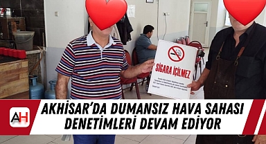Akhisar'da Dumansız Hava Sahası Denetimleri Devam Ediyor