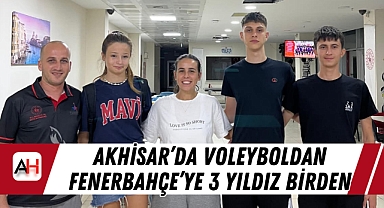 Akhisar'da Voleyboldan Fenerbahçe'ye 3 Yıldız Birden