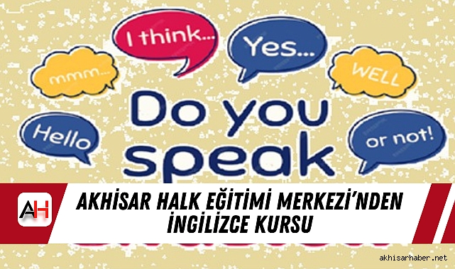 Akhisar Halk Eğitimi Merkezi’nden İngilizce Kursu