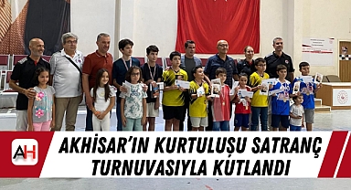 Akhisar'ın Kurtuluşu Satranç Turnuvasıyla Kutlandı