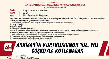 Akhisar’ın Kurtuluşunun 103. Yılı Coşkuyla Kutlanacak