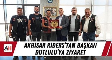 Akhisar Riders'tan Başkan Dutlulu'ya Ziyaret