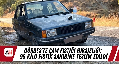 Gördes’te Çam Fıstığı Hırsızlığı: 95 Kilo Fıstık Sahibine Teslim Edildi
