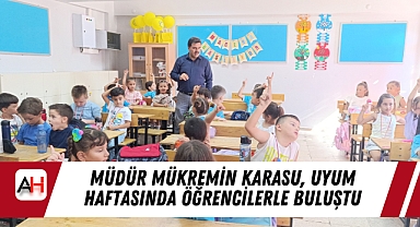 Müdür Mükremin Karasu, Uyum Haftasında Öğrencilerle Buluştu