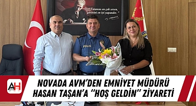 Novada AVM'den Emniyet Müdürü Hasan Taşan'a 