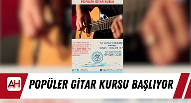 Popüler Gitar Kursu Başlıyor