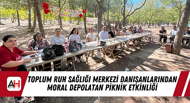 Toplum Ruh Sağlığı Merkezi Danışanlarından Moral Depolatan Piknik Etkinliği